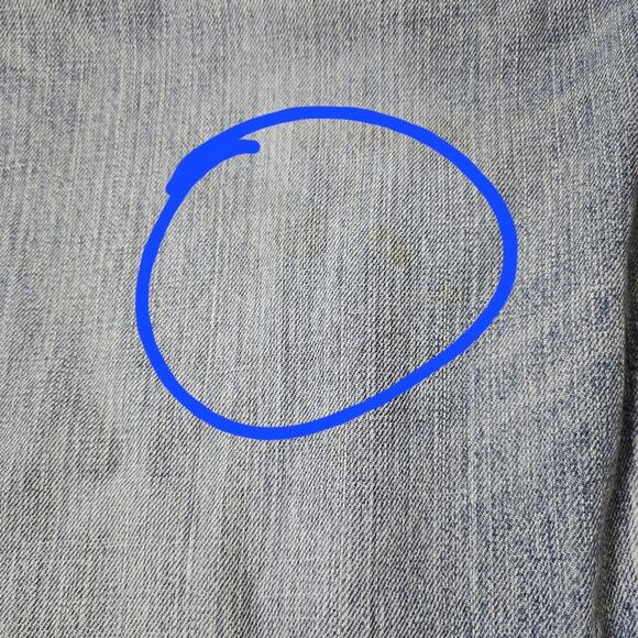 Levi's  559  Relaxed Straight Leg Loose Cotton Denim Men's Blue Jeans Vtg 36x34 - Picture 6 of 14